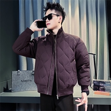 MY839-P148控198冬季简约立领棉服休闲棉衣外套新款加厚休闲菱形，男装棉衣，星座102A（原电商D309-1）
