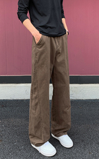 2025秋季新款外景美式斜切水洗直筒裤M-5XLGK25705-特P40，男装牛仔裤，电商A022