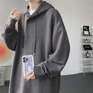 WY5539-P50特 控98 大码个性针织卫衣叠穿外套图片