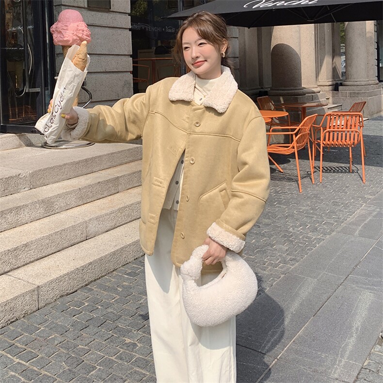 现货主推！！皮毛一体外套2C205-8820-P195-K278,女装棉衣/棉服,2C205