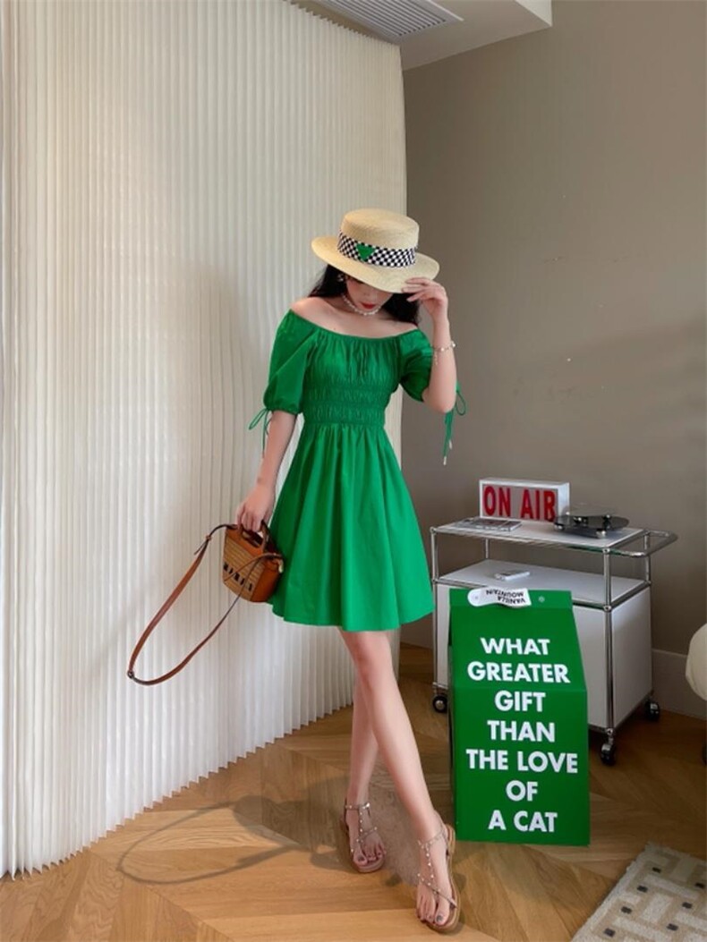 布连衣裙，女装连衣裙，安玖拉