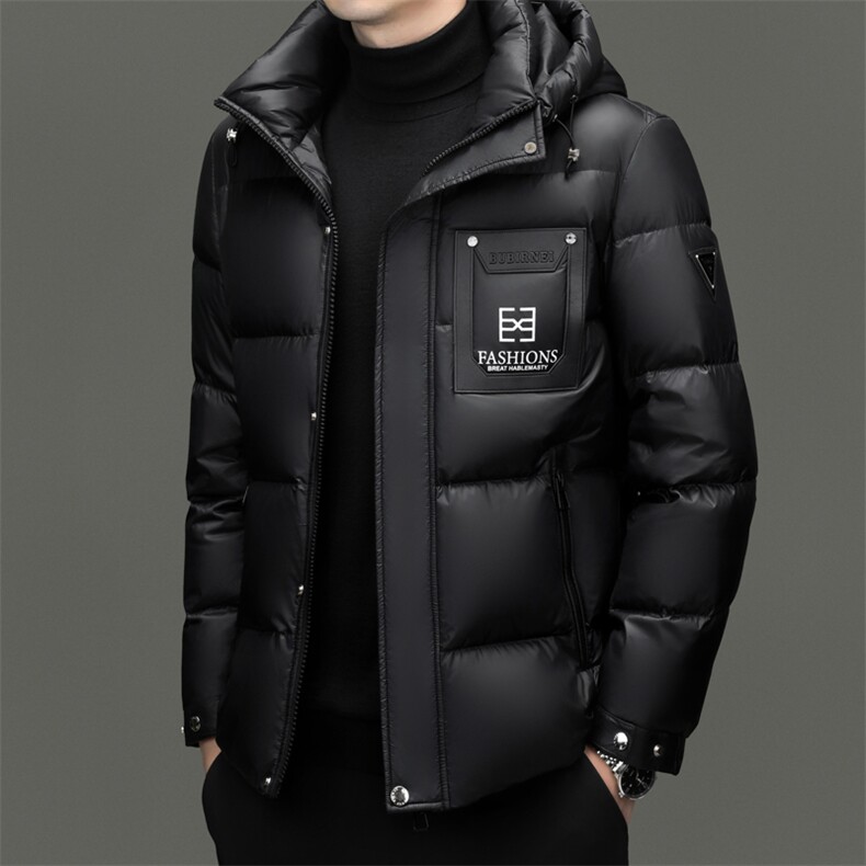 冬季男士鸭绒加厚羽绒服时尚加绒男品质潮服连帽外套JZ98820-P298,男装羽绒服,星座1105-3
