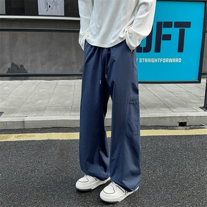 老钱风美式复古运动裤三防冲锋裤直筒休闲裤504-K254-特P25控49图片