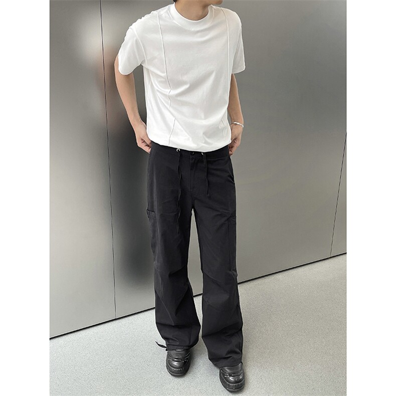 B221美式ins街头hiphop宽松工装休闲裤子LK23122-P65控88,男装休闲裤,电商B221