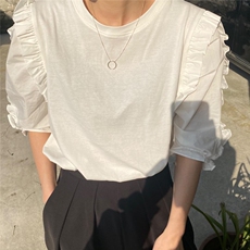 木耳袖小衫,其它,卡笛琇