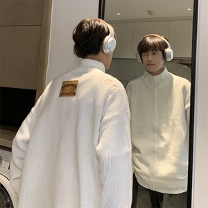 F501P53秋冬立领毛衣外套开衫男装秋冬新款图片