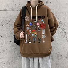 8XL连帽卫衣男大码胖子帽衫大号运动服WY2383-P35，男装卫衣，电商A040