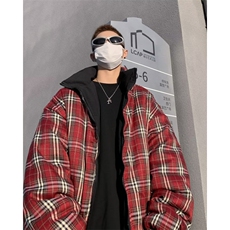 双面穿棉服男冬季棉袄外套韩版潮流面包服M3343P90，男装棉衣，星座1116-2