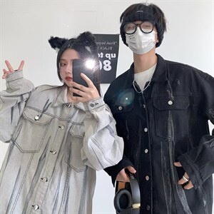 男秋季外套潮牌街头夹克GW022P68图片