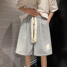 2026夏季直筒短裤ins运动休闲裤潮流宽松夏季五分卫裤XD22897-P45，男装牛仔裤，电商A042