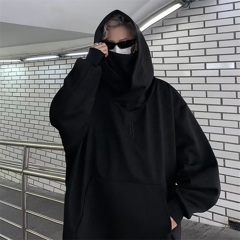 美式卫衣男女连帽冬加绒加厚重磅上衣高街外套潮Y868-P48绒55,男装卫衣,星座1008