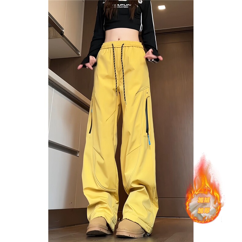 女模大货加绒保暖休闲裤防水冲锋裤S225-特P53控98,男装棉衣,电商A337