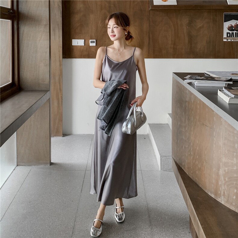 秋季吊带连衣裙长袖衫时尚两件套女,女装套装/套裙,秋水欣儿