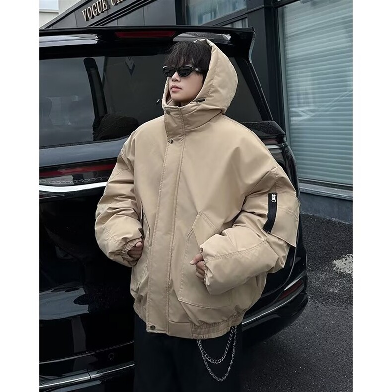 F632P95飞行员夹克棉服外套男冬季加厚潮牌宽松情侣工装,男装夹克,星座512-6