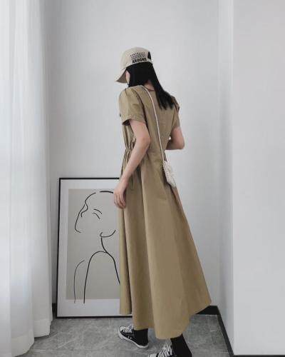 现货两面穿连衣裙，女装连衣裙，伊媚儿