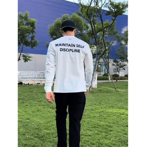 现货 5000  240克螺口长袖 GTAL字母印花户外长袖T恤男图片