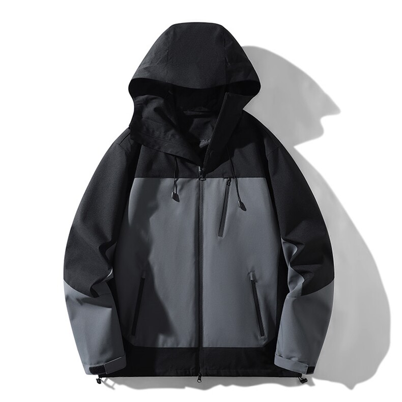 新款男女高品质户外登山服青少年学生冲锋衣夹克外套HS6607,男装夹克,星座1206（原A206）
