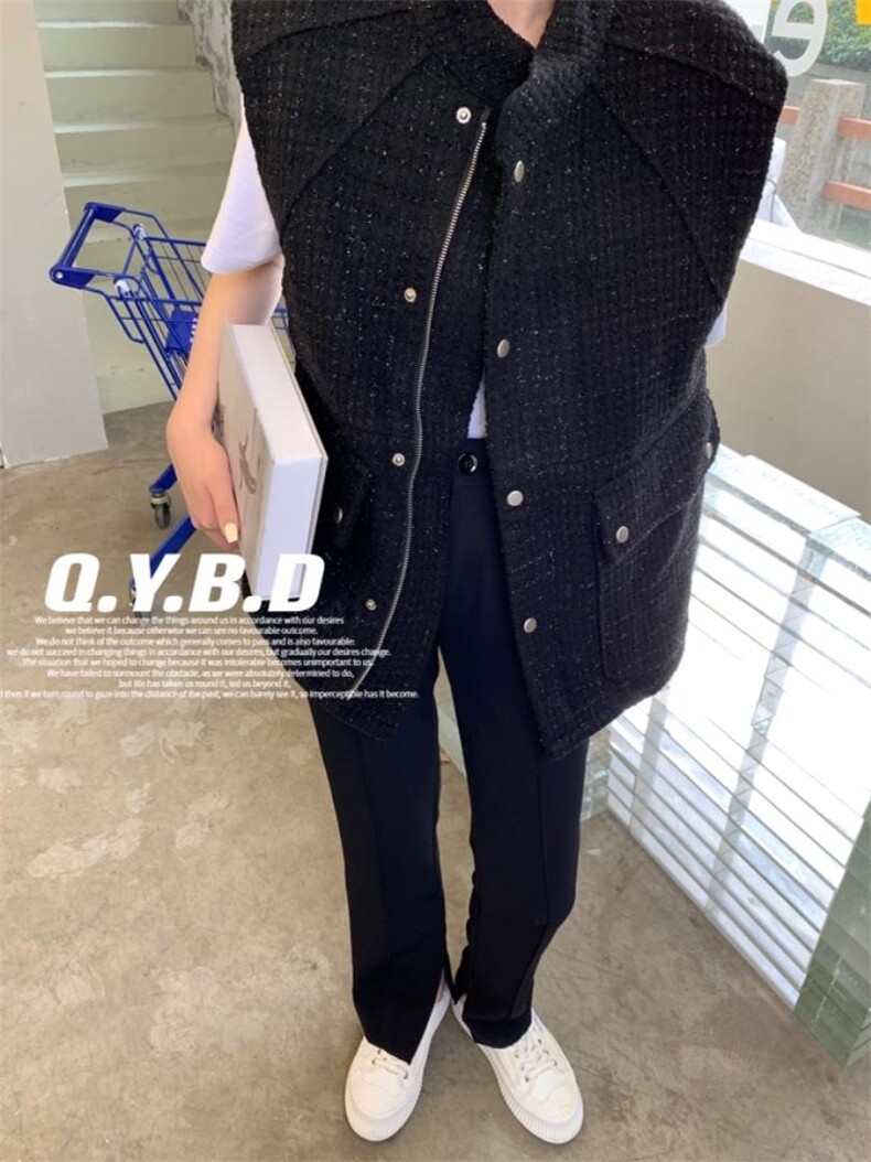 韩版马甲，女装马夹，倩衣百度