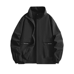 春秋潮流休闲百搭外套男士休闲立领大口袋户外夹克宽松2524-P50图片
