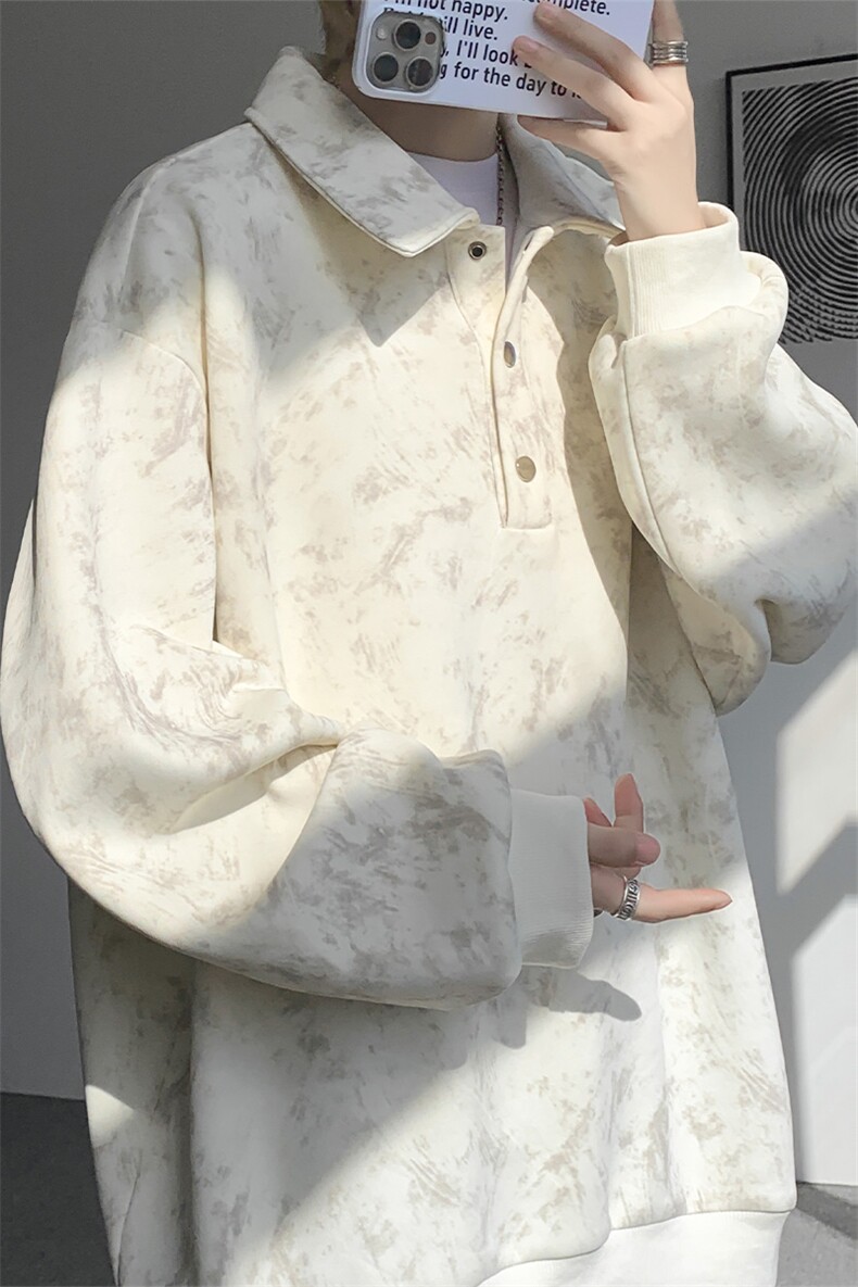 现货WY10165-特P48控88美式复古解构拼接大码男宽松情侣套头卫衣,男装卫衣,电商A059