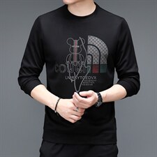 2023新款卫衣男士上衣针织衫长袖T恤P49，男装针织衫/毛衣，电商D223-1