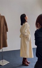 新款毛呢大衣女装中长款韩版，其它，MJJ