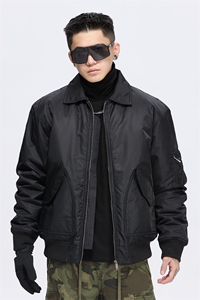 新款秋冬季潮牌宽松飞行员加厚夹克外套男 A436-980-P105148图片