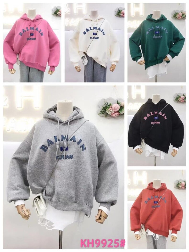 连帽加绒加厚卫衣，女装卫衣/绒衫，IEC