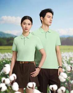 2025年夏季宽松型青春流行POLO衫透气男女同款图片