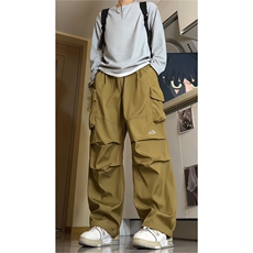 8XL-M刺绣冲锋裤男款大码春秋户外机能登山裤直筒阔腿裤KZ020P50，男装休闲裤，电商B312