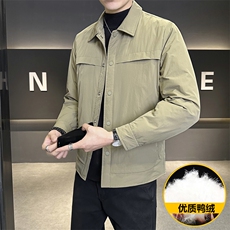M018-P135标50%男士冬季羽绒服时尚立领轻薄款鸭绒夹克潮流，男装夹克，星座507A（原星座306B-2）