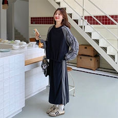 26新款现货大货已到店撞色卫衣套装6831-P165-K248，女装套装/套裙，2D034