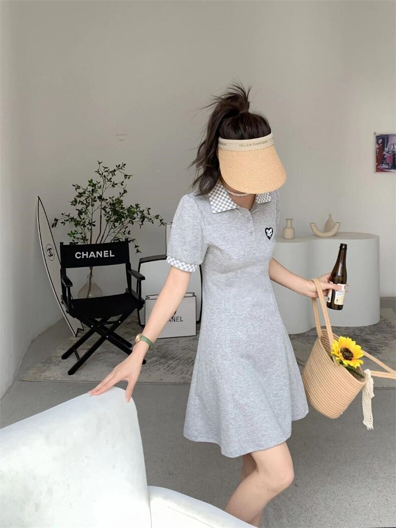 沐沐2022夏百搭连衣裙，女装连衣裙，沐·沐