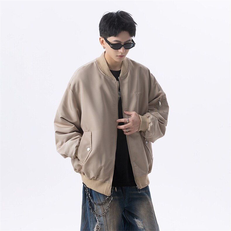 港风日系复古设计感刺绣拼接立领夹克男XZ213-JK4321-P108控128,男装夹克,星座213