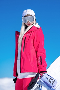 2025春潮牌防风防水中性男女户外运动保暖加绒滑雪服HF88-P195图片