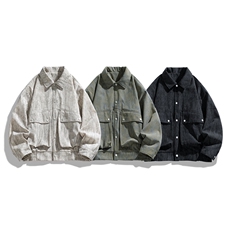 棒球服特批P70美式潮牌复古工装开衫外套男宽松休闲夹克男SY2502，男装夹克，星座610B-1