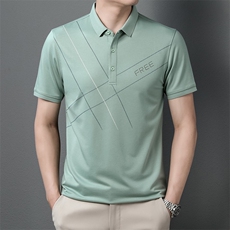 AD9127钱塘2020-3夏季男翻领休闲短袖T恤精品P53，男装T恤，钱塘207-3
