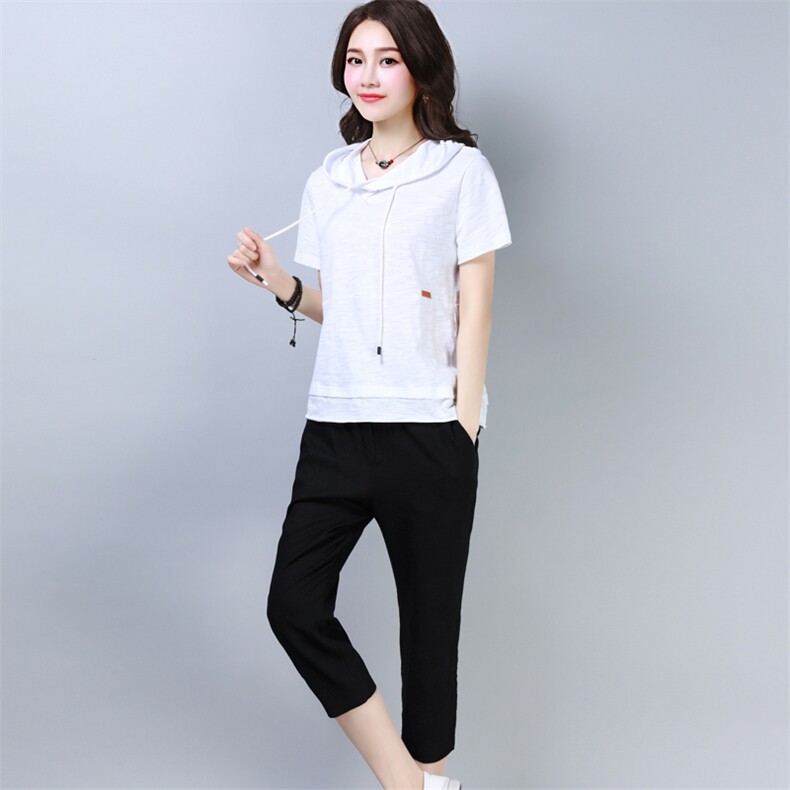 套装/套裙修身简约气质韩版舒适2021年夏季潮流纯色,女装套装/套裙,涵誉