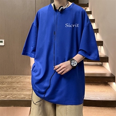 华夫格t恤男短袖男大码五分袖酒店风HT73098-P22，男装T恤，电商A040