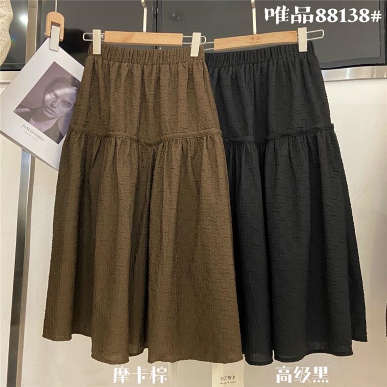 定制面料半裙，女装半身裙，唯品