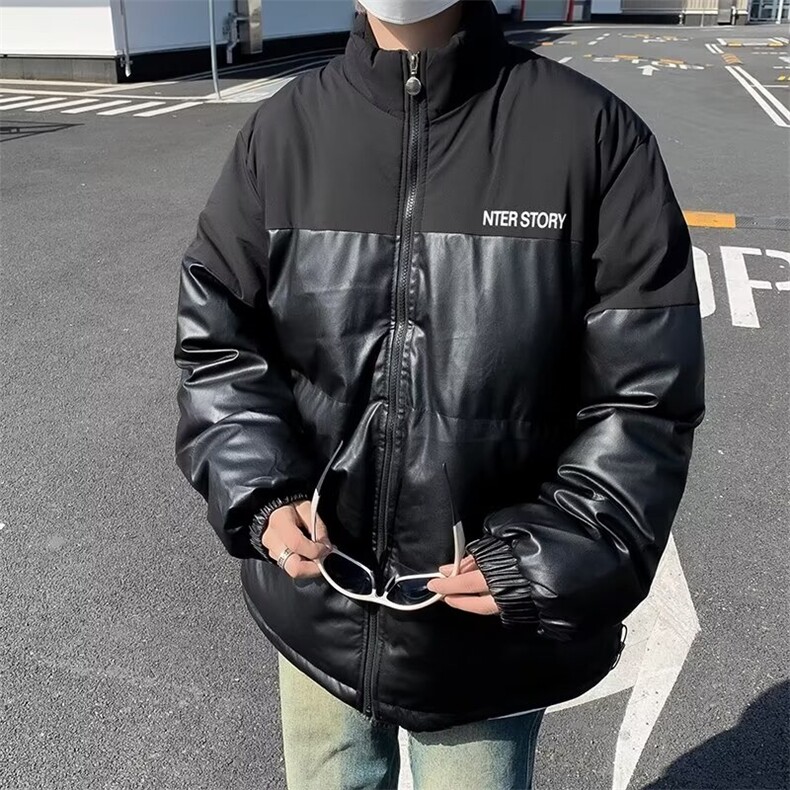 棉袄外套棉服男款冬季立领加厚2024年新款潮流宽松学生男装面包服,男装棉衣,星座410-6（原星座1304-1）