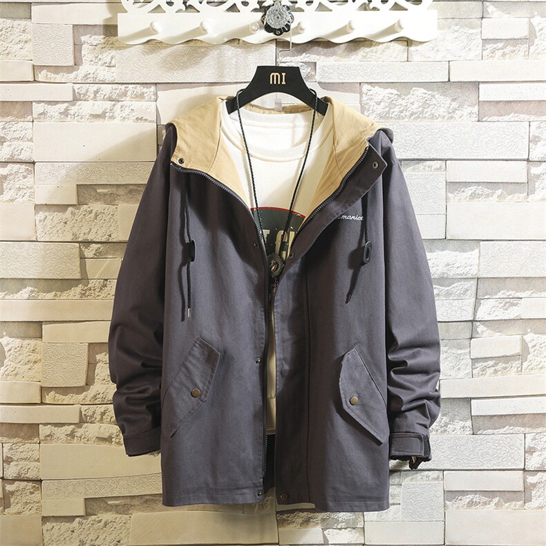 夹克男外套2020冬季新款青少年纯棉潮流加绒加厚棉服DS283T,男装夹克,电商A102