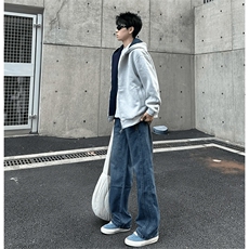 抖音得物高品质二开26春装美式重磅宽松结构双面连帽卫衣外套W68，女装短外套，电商A486