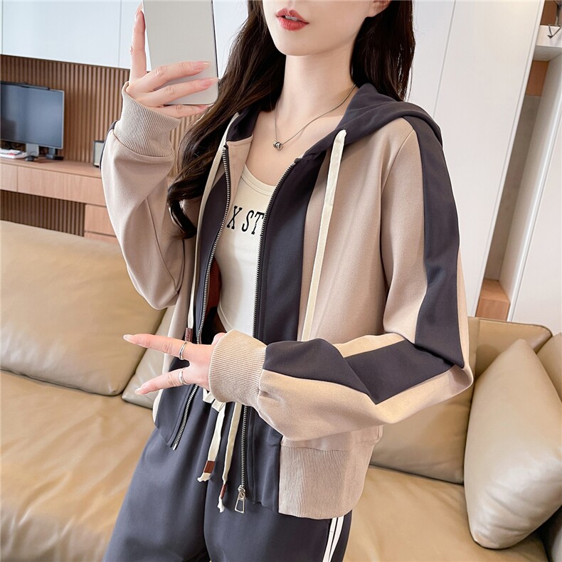 休闲运动女夏季2026新款气质减龄高级感短袖卫衣阔腿裤,女装套装/套裙,网红馆