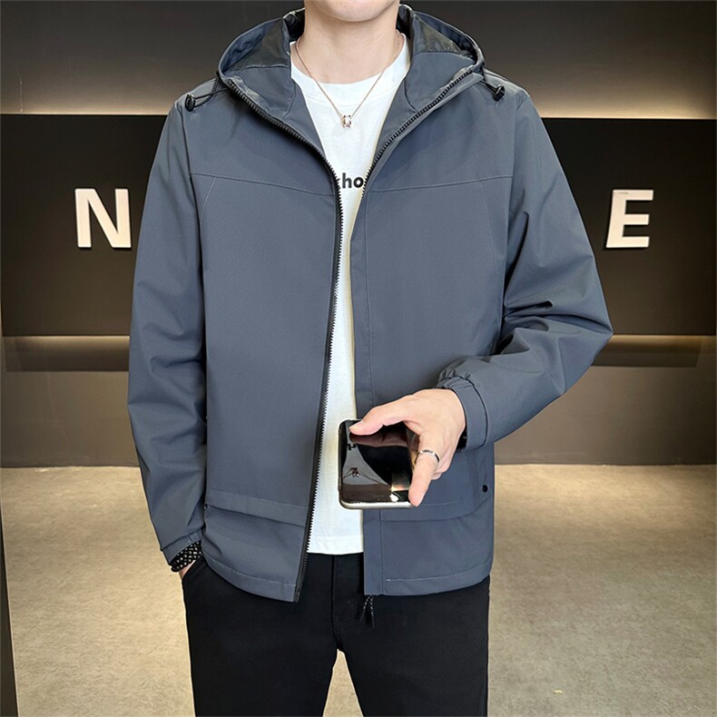 新款青少年店主风秋冬男时尚夹克连帽外套JK2688-P58控88,男装夹克,星座301B-1