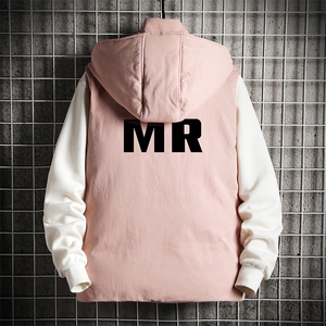 棉马甲男士大码加厚棉背心男坎肩男网格MJ47253-P80图片