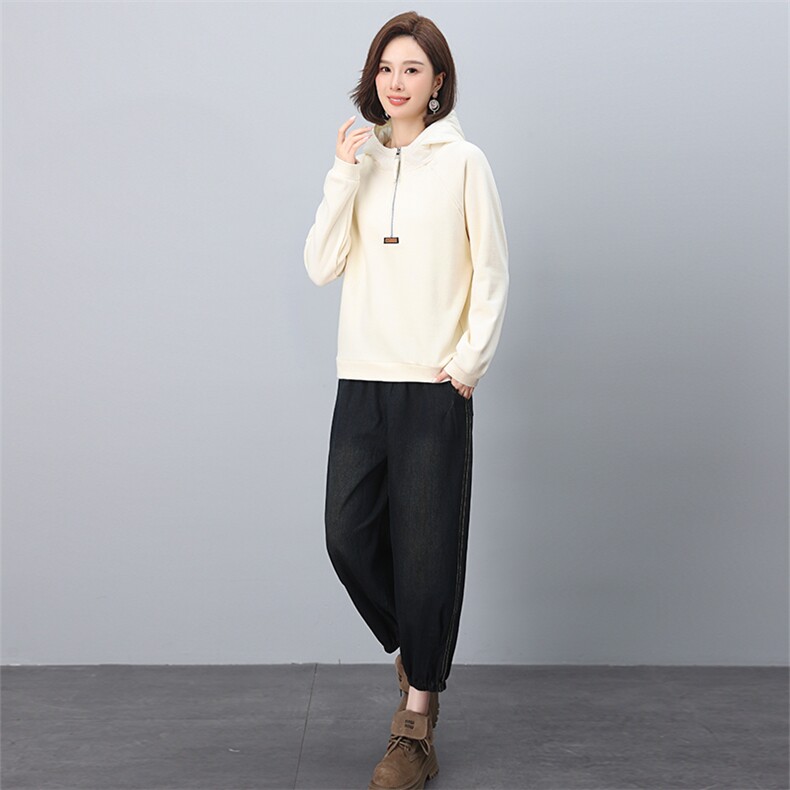 叶笙衣套装1188-111连帽拉链卫衣套装,女装套装/套裙,叶笙衣