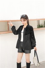 亮片外套，其它，宝姿余