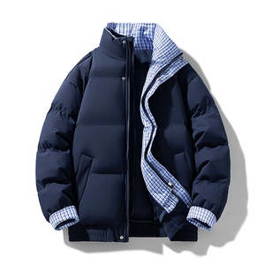 冬季新品得物美式潮流高品质格子加绒加厚棉衣外套棉服MY5566-P88图片