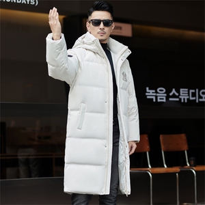 ZMS-M2658新款冬季男士白鸭绒羽绒服中长款连帽保暖外套大衣图片